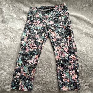 Lululemon floral design leggings